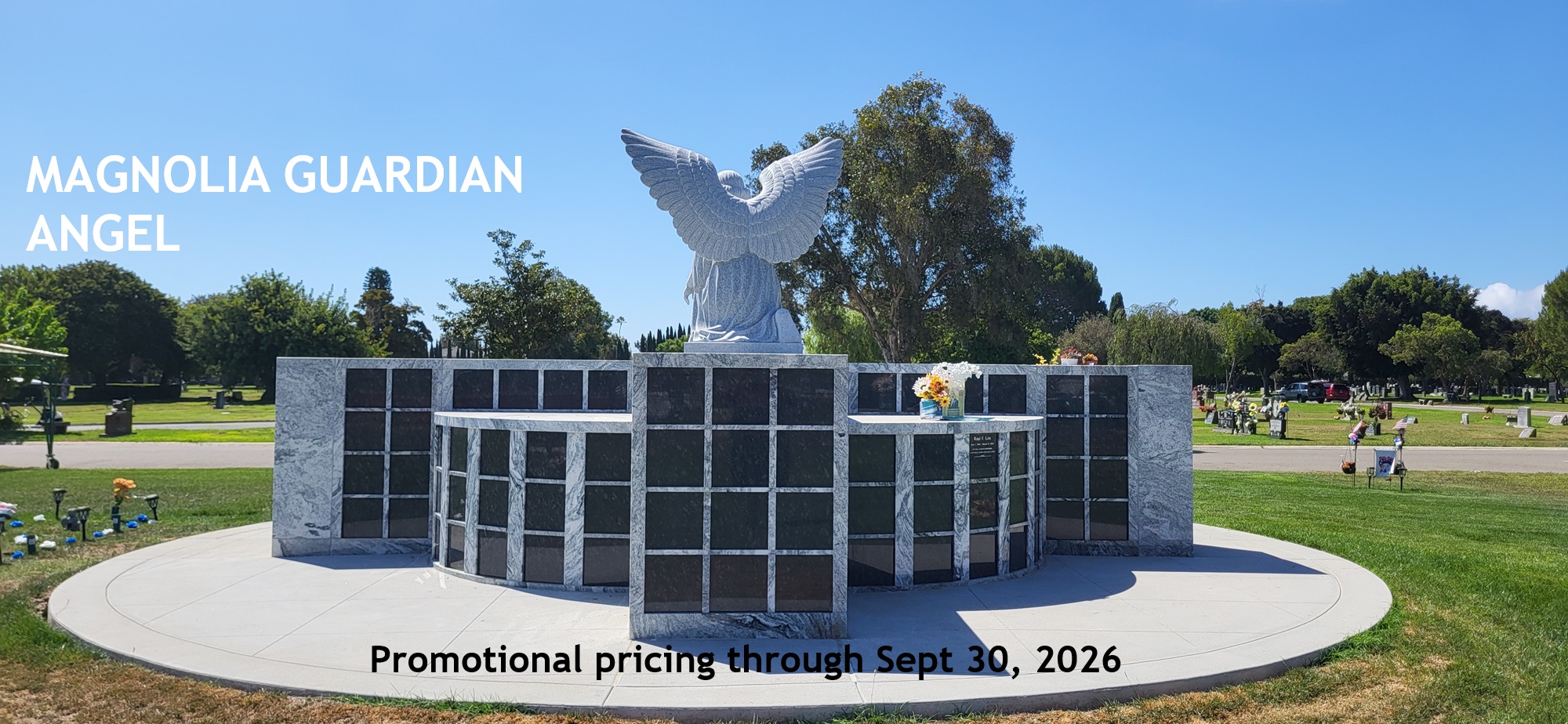 Magnolia Guardian Angel cremation niches